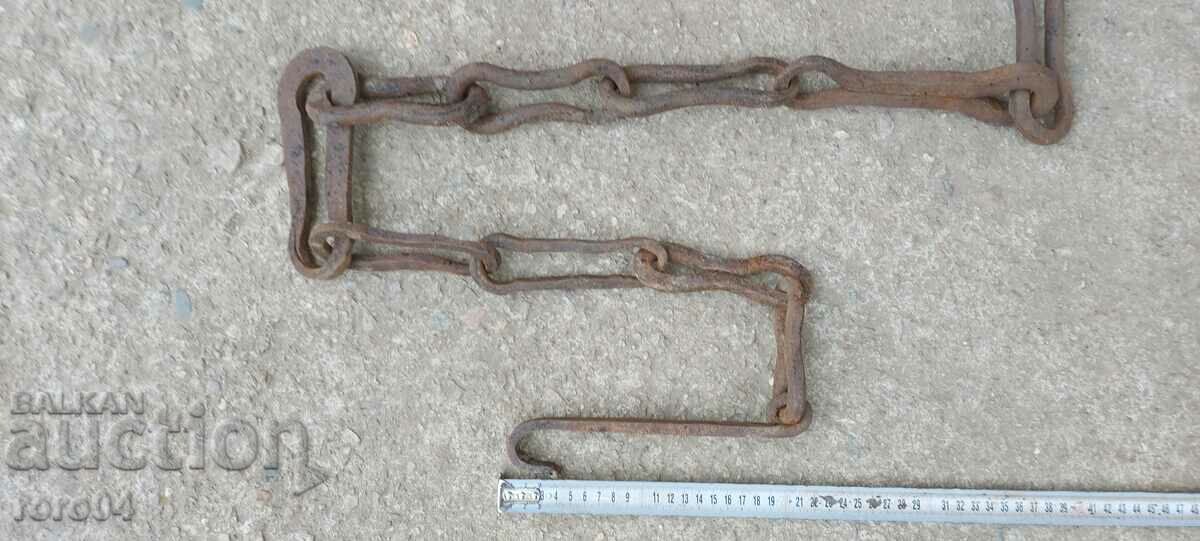 Delivery of OLD HAND FORGED FIREPLACE CHAIN Delivery of OLD HAND FORGED FIREPLACE CHAIN