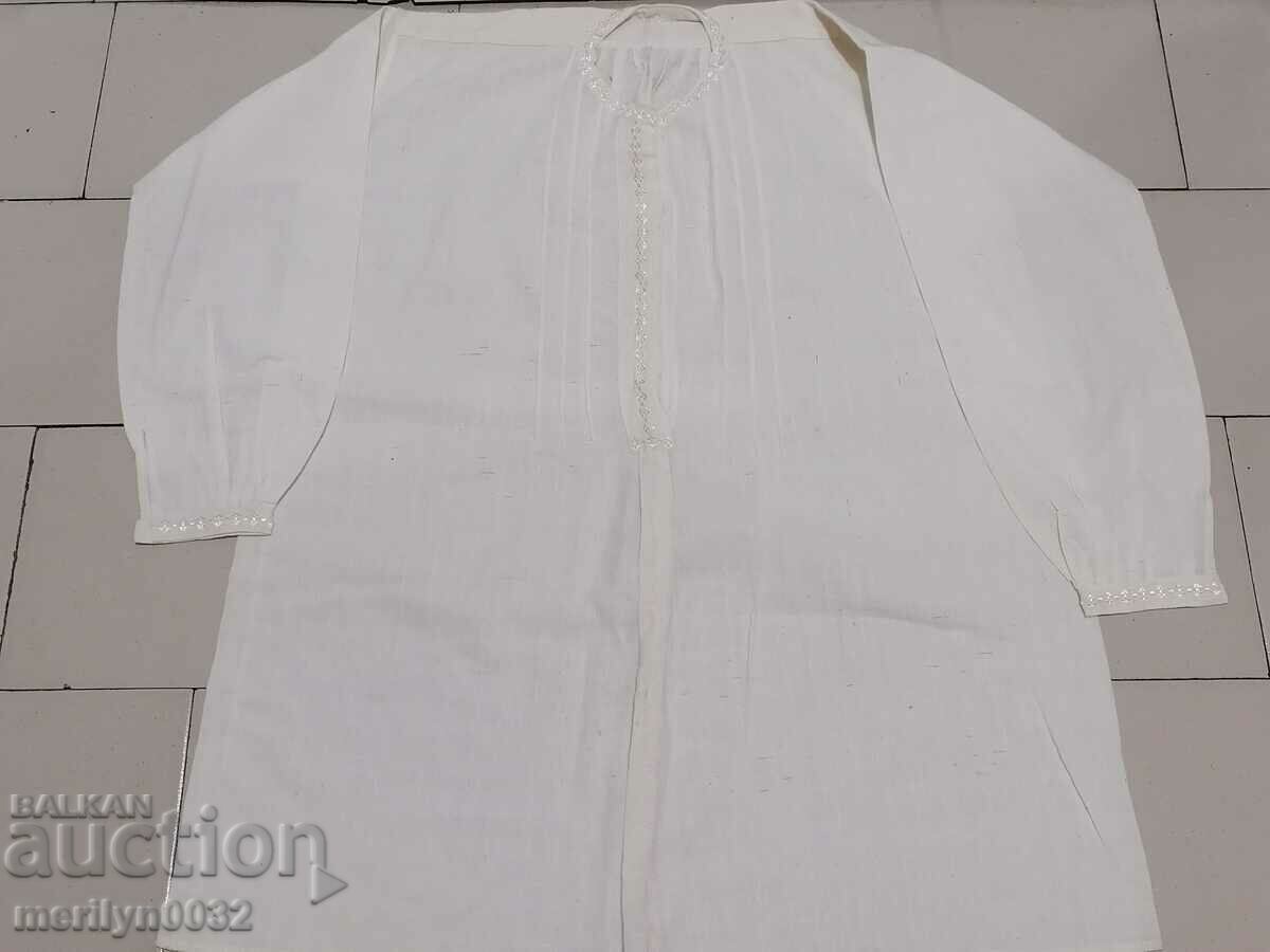 Стара мъжка риза кенар носия бродерия