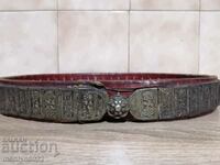 Renaissance belt silver forged 19th century pafti jewelry