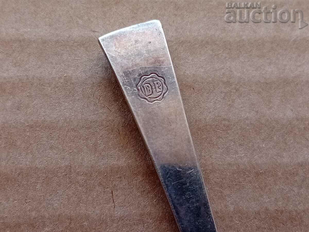 Auction antique small silver plated spoon from expensive set HH Auction antique small silver plated spoon from expensive set HH