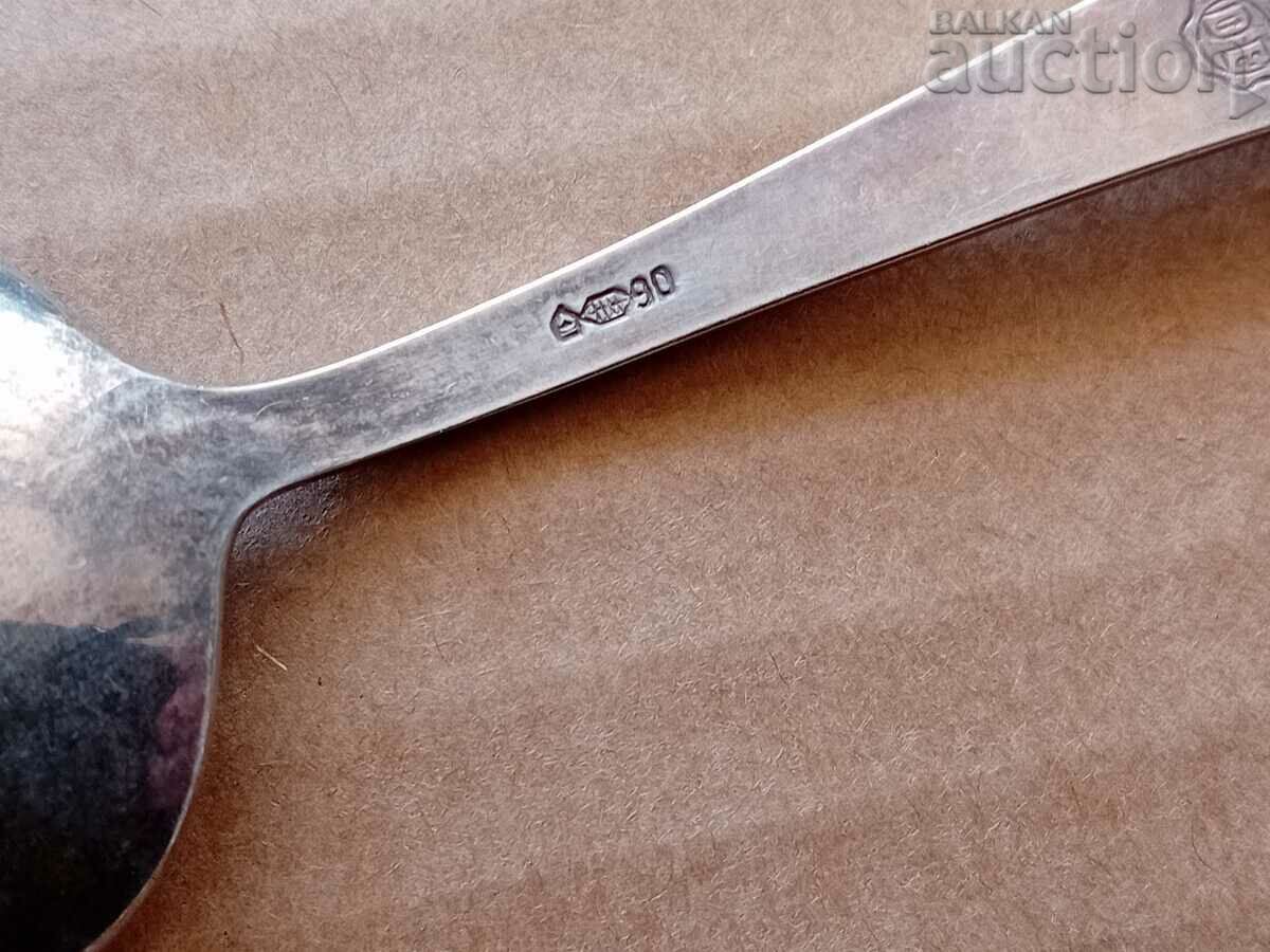 Delivery of antique small silver plated spoon from expensive set HH Delivery of antique small silver plated spoon from expensive set HH