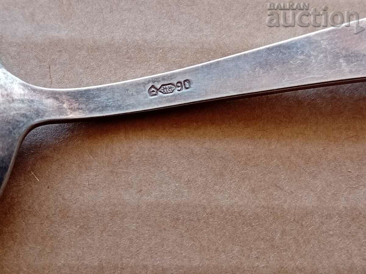 antique small silver plated spoon from expensive set HH - 5 antique small silver plated spoon from expensive set HH - 5