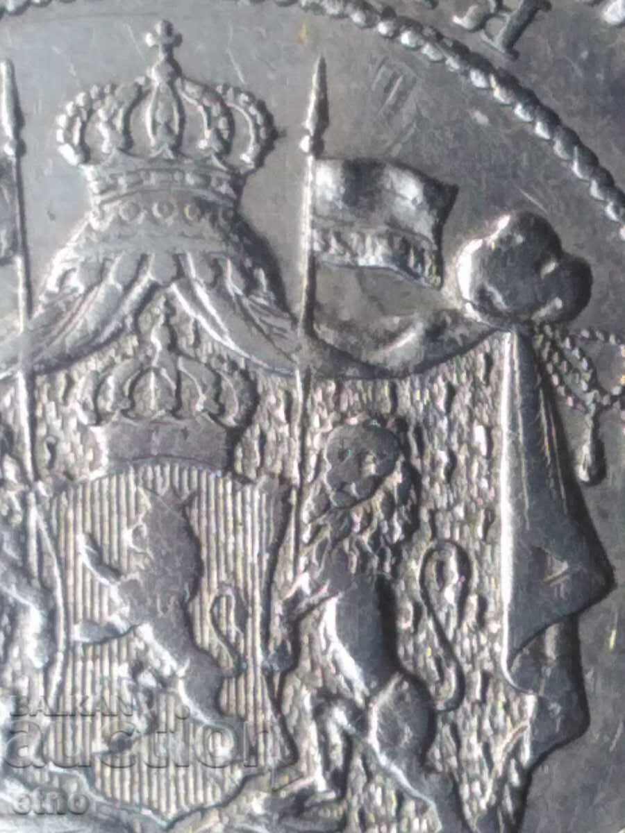 Delivery of 2 LEVA 1882 Silver 835, coin, coins