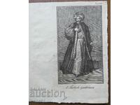 1738 - ANTIQUE ENGRAVING - TURKEY +