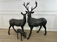 Sculpture, Deer Family (Metal)
