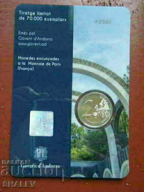 Auction  2 Euro 2021 Andorra "100 years Meritxell" (1) - Unc (2 euro)