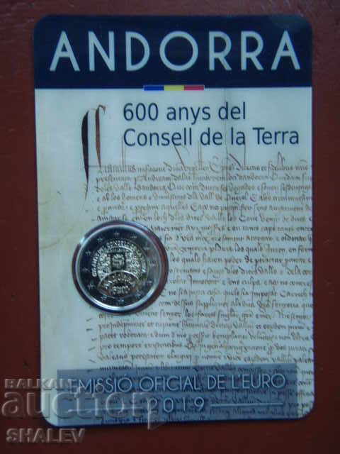 2 Euro 2019 Andorra "600 Anni Consell della Terra" (2) - Unc with price 119.89 BGN | € 61.30 2 Euro 2019 Andorra "600 Anni Consell della Terra" (2) - Unc with price 119.89 BGN | € 61.30