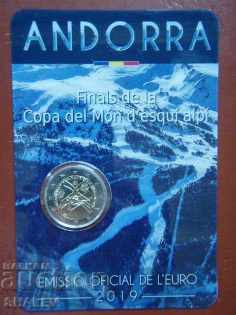 2 Euro 2019 Andorra "Alpin sky" (1) - Unc (2 euro) cu preț € 199.89 | 390.95 BGN