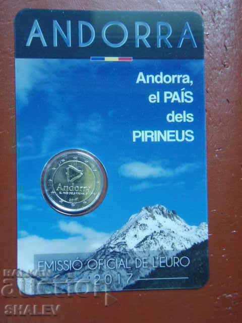 2 Euro 2017 Andorra "Land in Pirineen" (2) - Unc