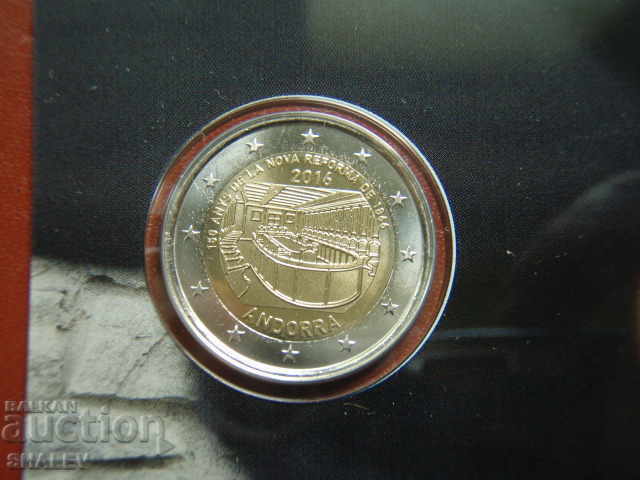 Auction  2 Euro 2016 Andorra "150 years new reform 1866 " (2) - Unc