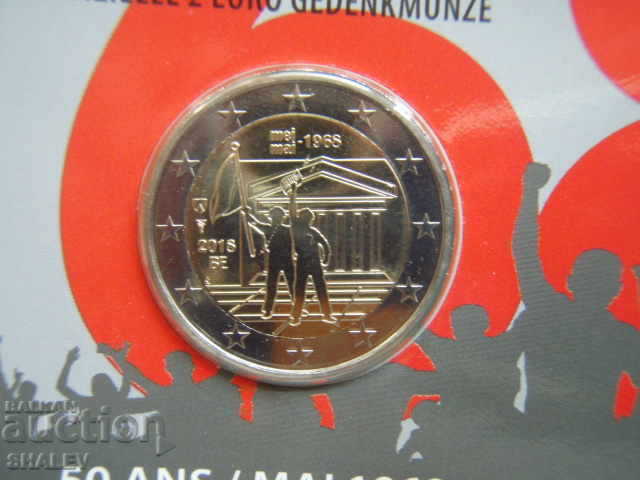 Доставка на 2 Euro 2018 Belgium "50 years 1968" (2) Белгия- Unc (2 евро)