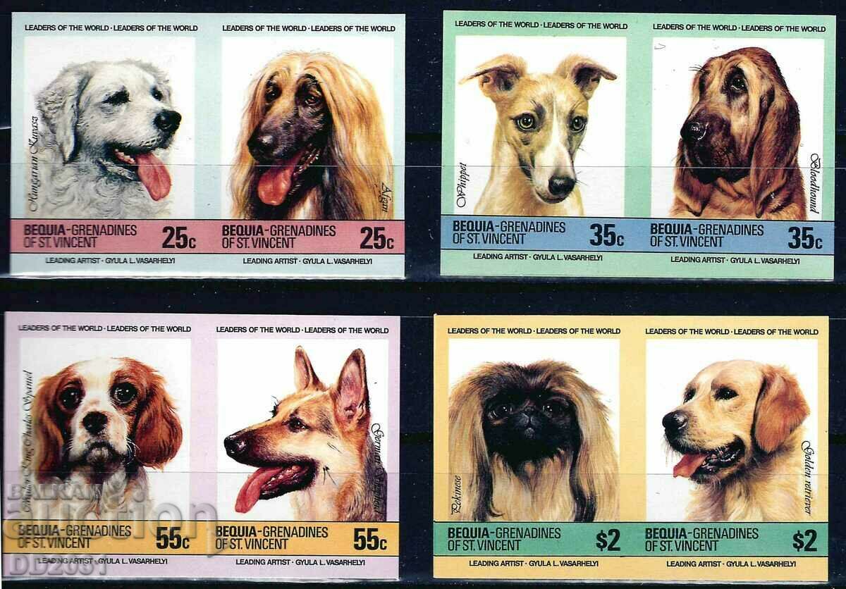 Сейнт Винсент и Гренадини /Бекиа/ 1985 - кучета  MNH