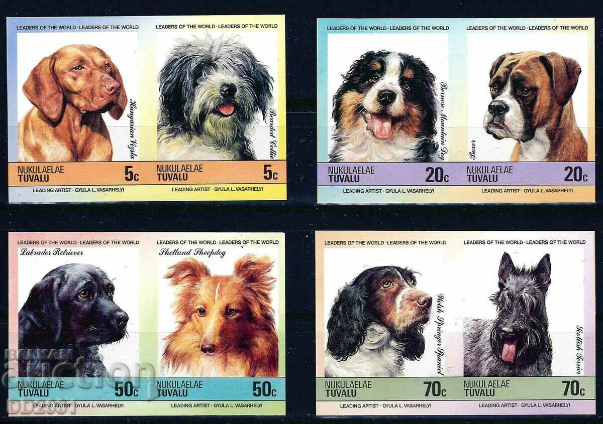 Tuvalu /Nukolaila/1984 - câini imperforați MNH