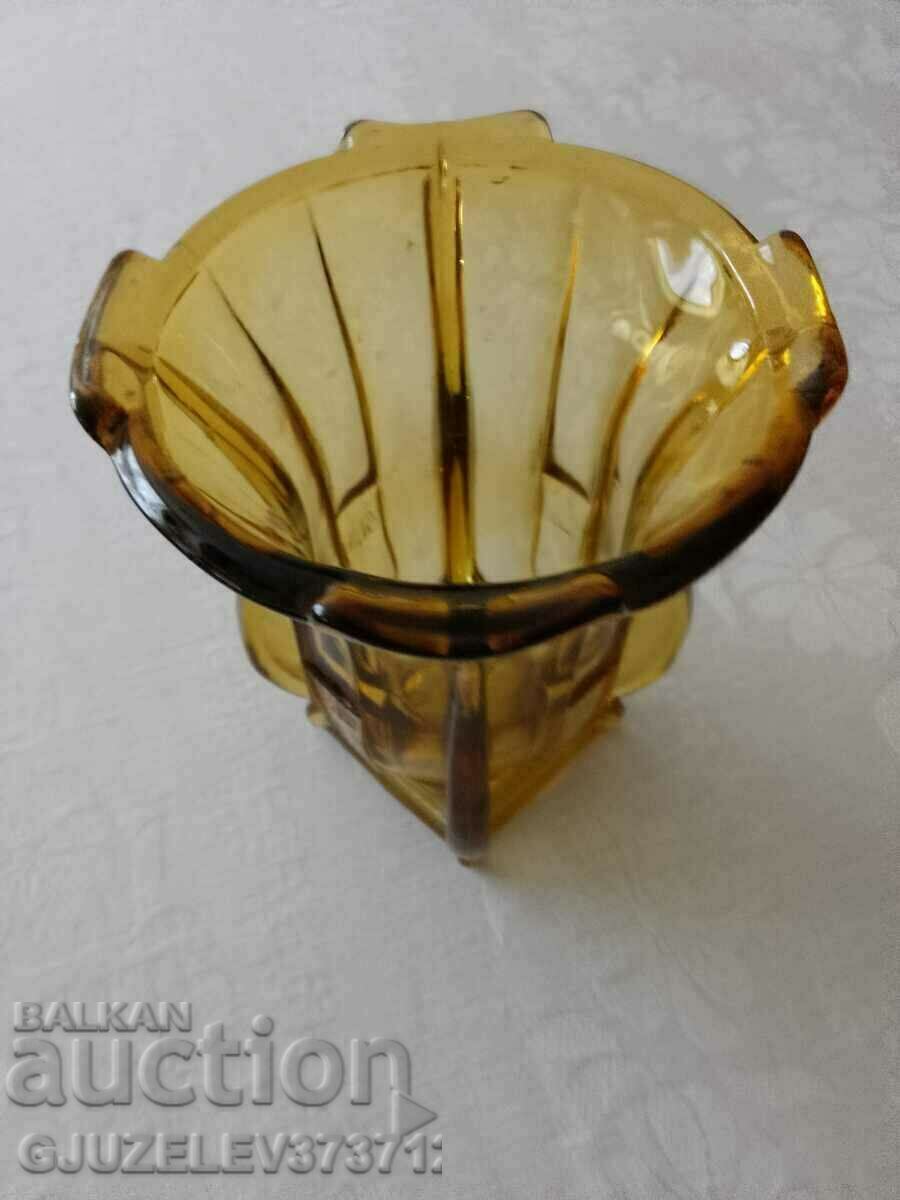 Art Deco glass vase - 1920-1930 - 5