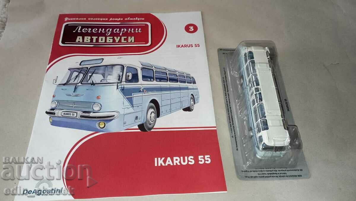 Autobuzele legendare 1/72 #3 Ikarus 55 noi