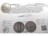 Италия  500 лири 1961 - Република , Каравелла