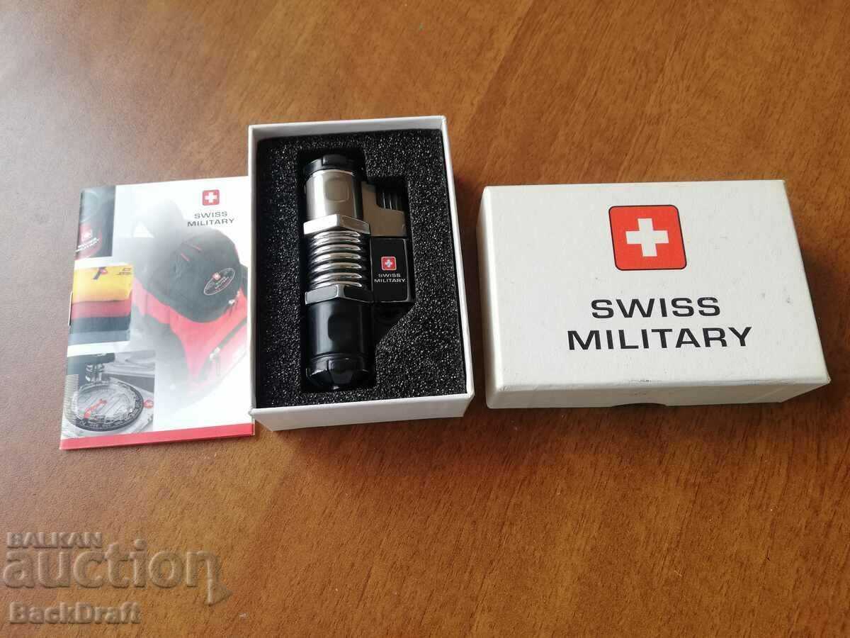 Швейцарска Военна Газова Запалка,Swiss Military Lighter