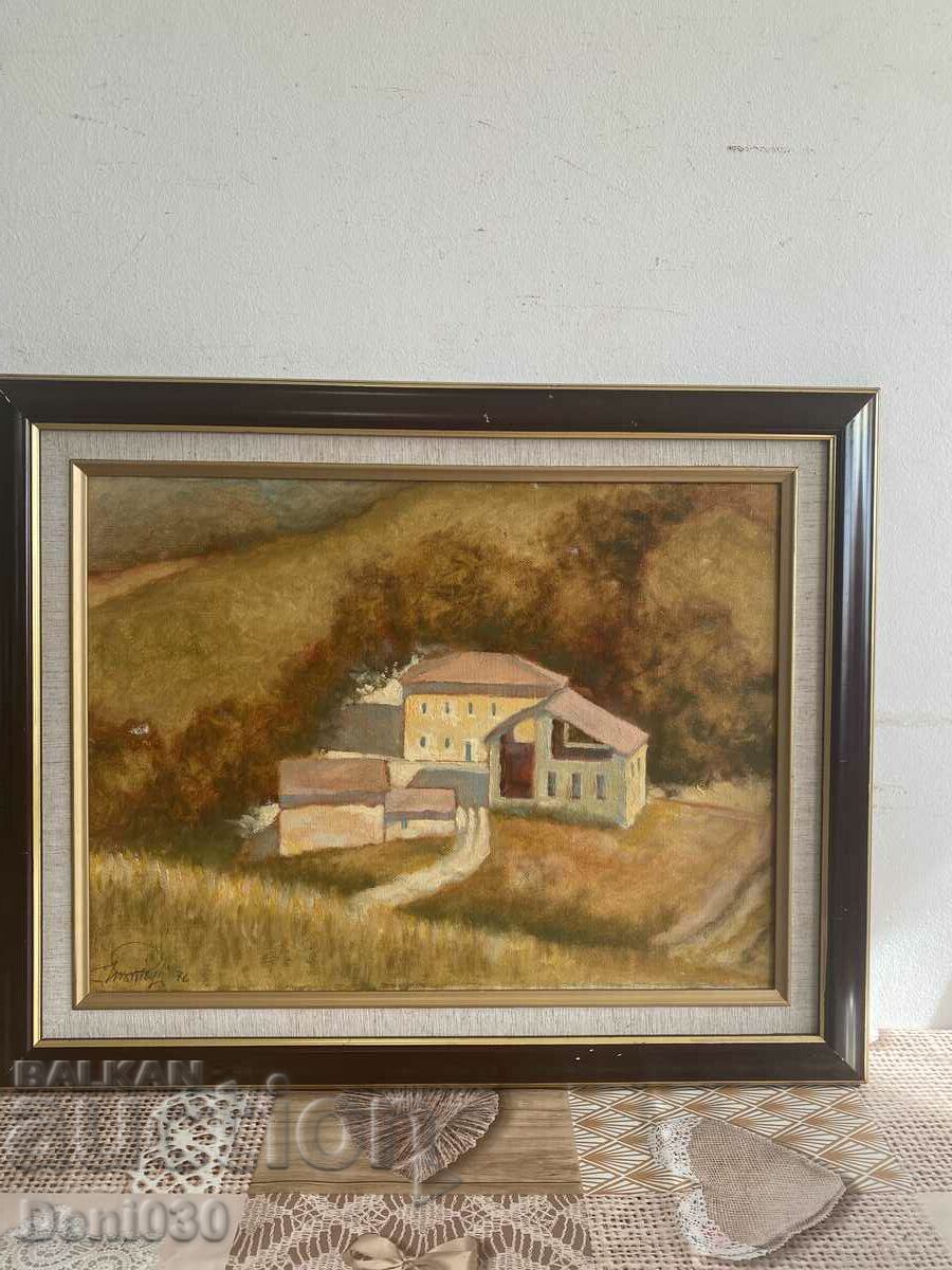 Beautiful old oil painting oil on canvas from 1976!!!