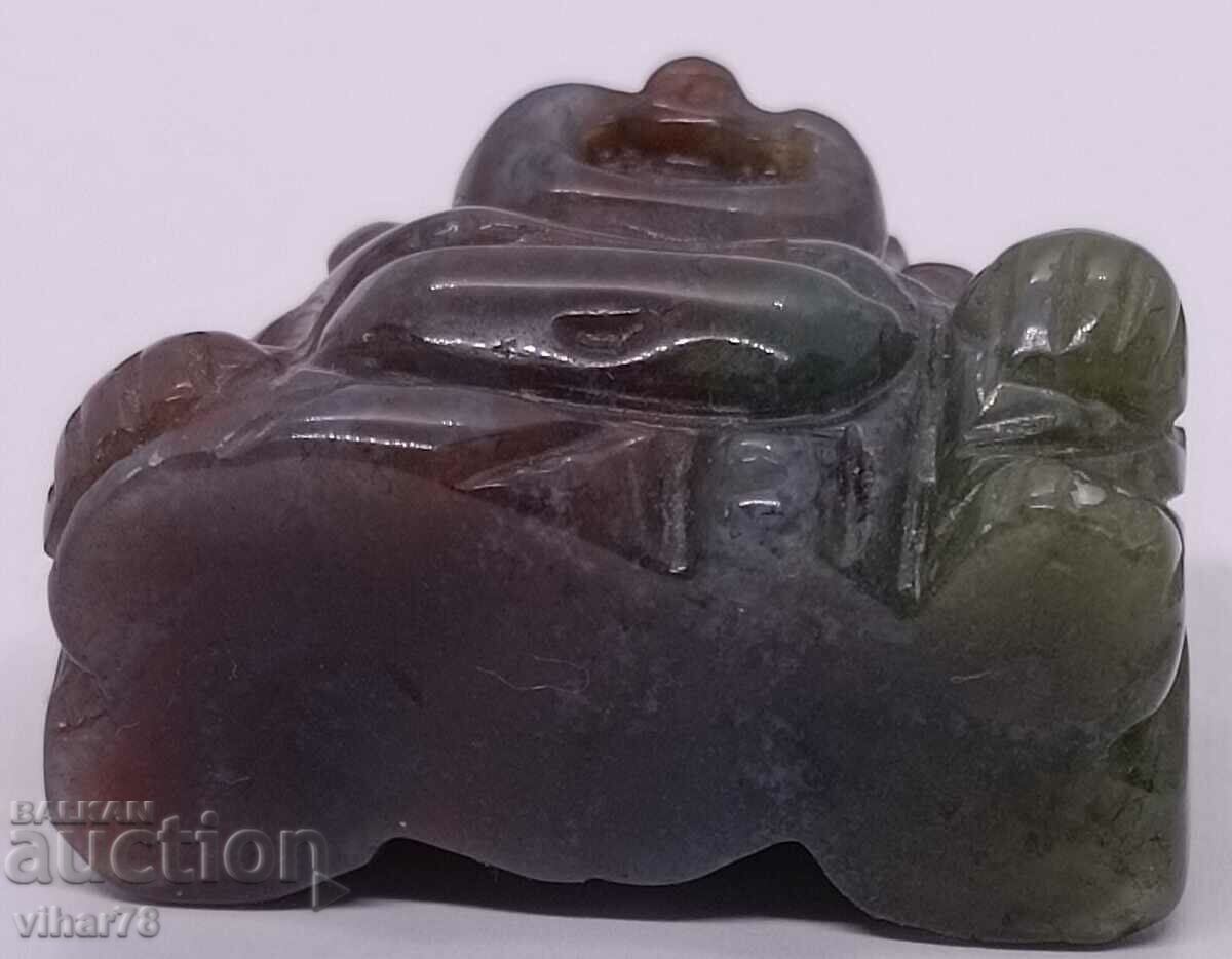 A very beautiful small jade Buddha - 6