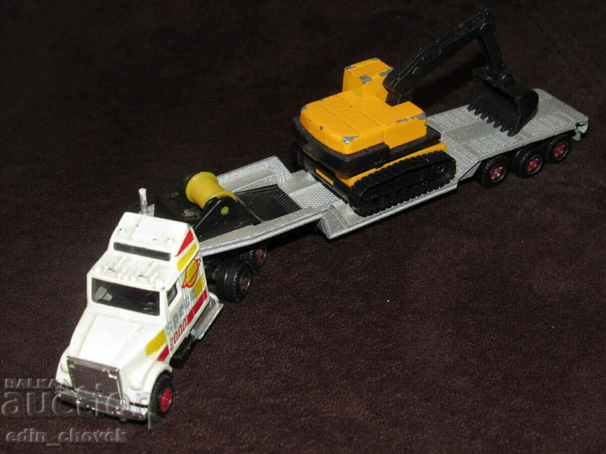 Majorette France 1/87 American Excavator Truck