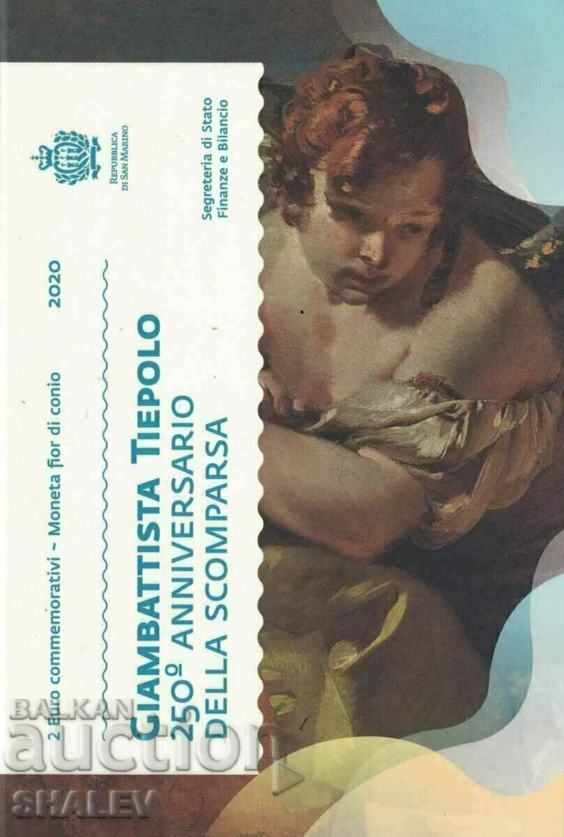 2 Euro 2020 San Marino "Tiepolo" (2) /Сан Марино/ (2 евро) - 5