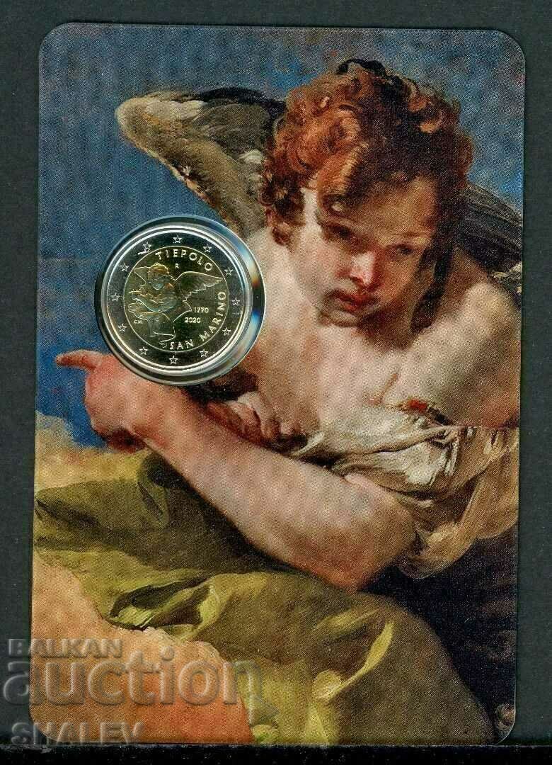 2 Euro 2020 San Marino "Tiepolo" (2) /Сан Марино/ (2 евро) - 6