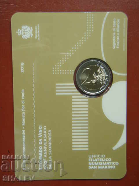 2 Euro 2019 San Marino "Leonardo da Vinci" San Marino 2 euro - 6 2 Euro 2019 San Marino "Leonardo da Vinci" San Marino 2 euro - 6