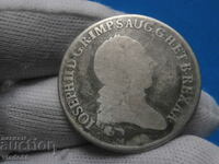 Рядка сребърна монета 1/2 скудо Миланско херцогство 1781