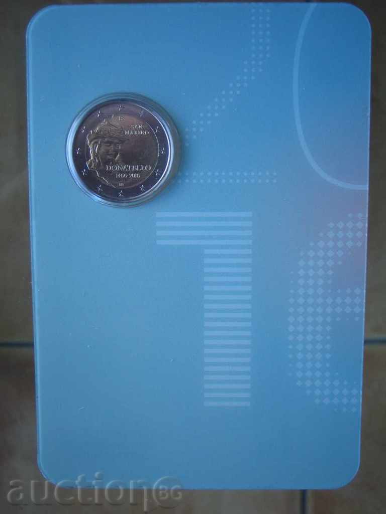 Auction 2 Euro 2016 San Marino "Donatello" /2/ San Marino Unc 2 euro Auction 2 Euro 2016 San Marino "Donatello" /2/ San Marino Unc 2 euro