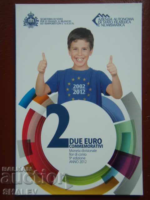 2 Euro 2012 San Marino "10 years euro" Сан Марино (2 евро)