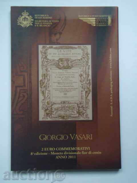 2 Euro 2011 San Marino "Giorgio Vasari" San Marino (2 Euro) with price 82.89 BGN | € 42.38 2 Euro 2011 San Marino "Giorgio Vasari" San Marino (2 Euro) with price 82.89 BGN | € 42.38