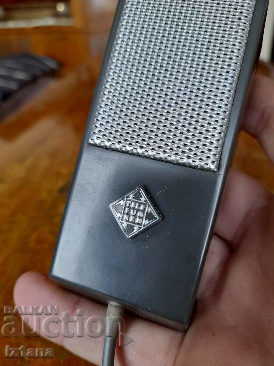 Delivery of Old Telefunken microphone Delivery of Old Telefunken microphone