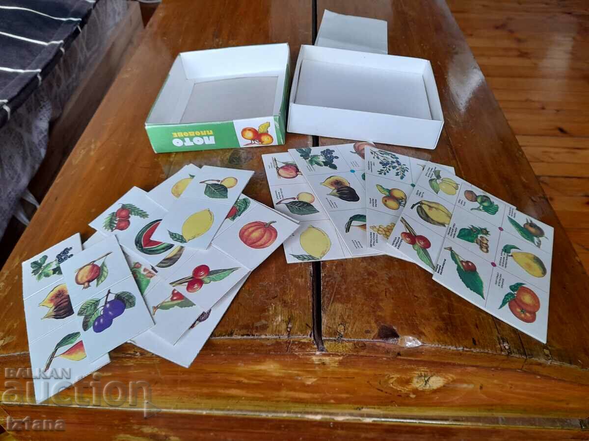 Auction An old children's game Lotto fruits Auction An old children's game Lotto fruits