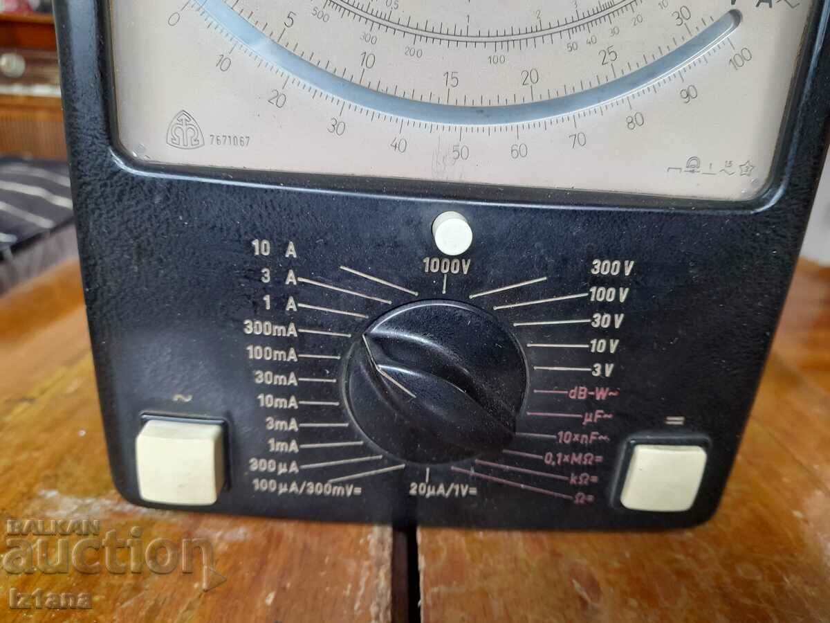 Δημοπρασία Παλιό πολύμετρο DU 20 Δημοπρασία Παλιό πολύμετρο DU 20