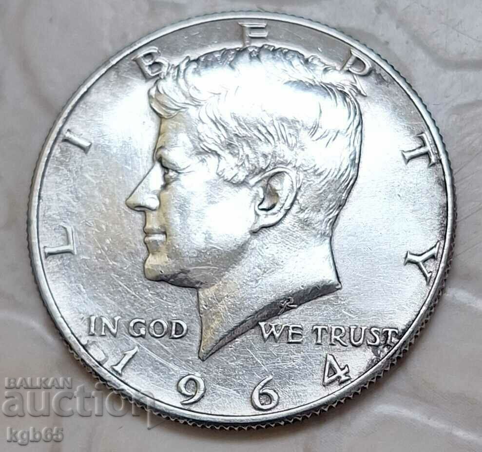 1/2 δολάριο 1964 Kennedy .