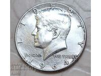 1/2 долар 1964 г. Кенеди .
