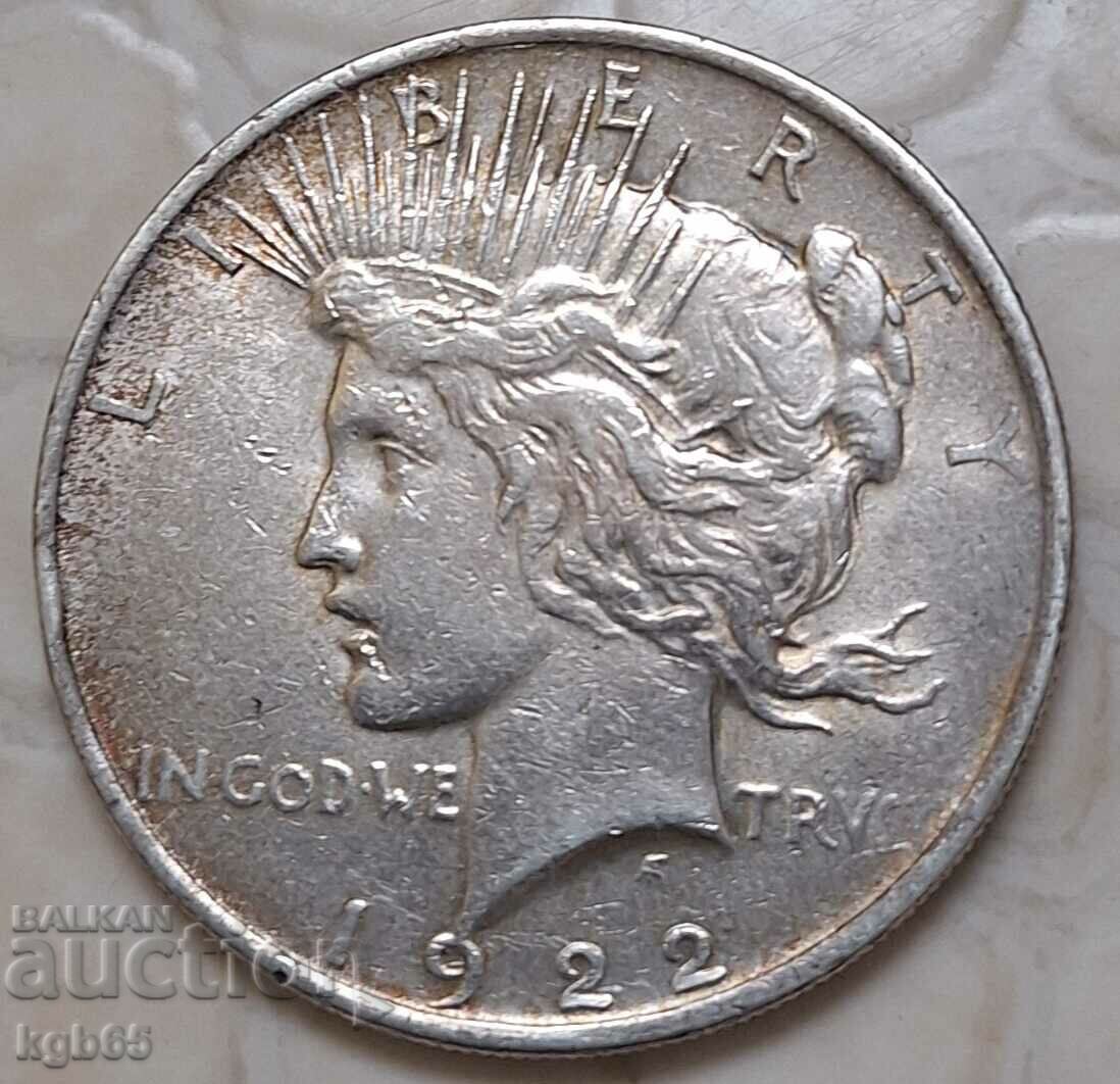 1 dolar 1922 SUA