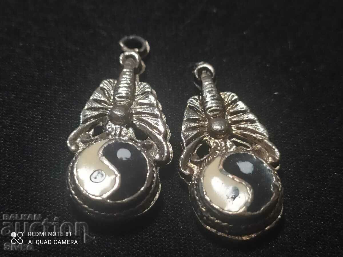Pendant Yin and Yang, and something else, former earrings Pendant Yin and Yang, and something else, former earrings