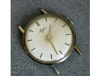 old Russian Luch gilt deco dial