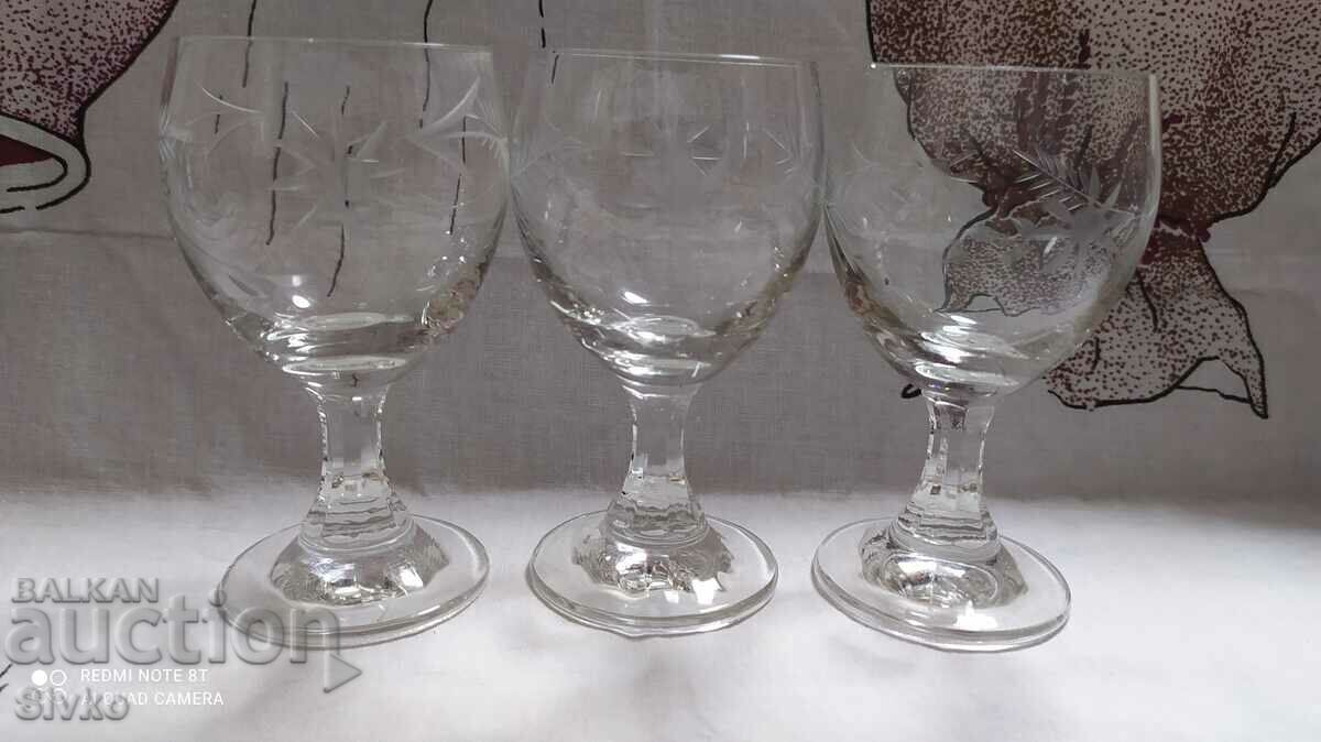 Brandy glasses 3 pieces