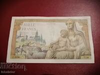 France 1000 francs 1943