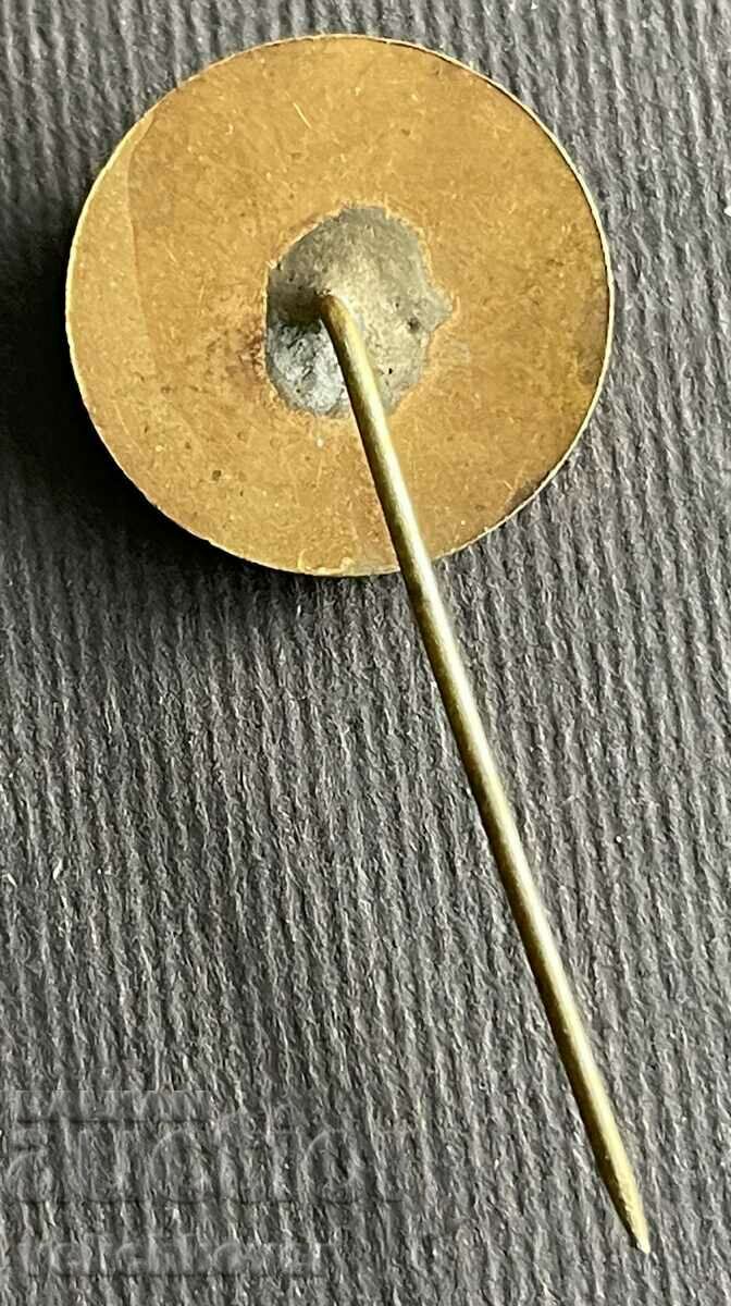 37047 Bulgaria sign with the image of V.I Lenin enamel gilding with price 5.00 BGN | € 2.56 37047 Bulgaria sign with the image of V.I Lenin enamel gilding with price 5.00 BGN | € 2.56