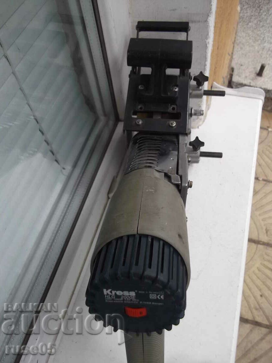 Mașină de tuns „AG98E” cu pistol cu aer cald „KRESS”. - 5