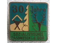 15750 Hunting badge - 30 years of socialist hunting in the GDR