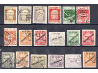 1919-20. ocupatie italiana. Multe timbre de la FIUME.