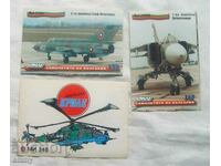 Sticker, stickers with airplanes - 3 pieces