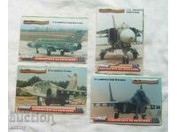 Sticker, stickers with airplanes - 4 pieces