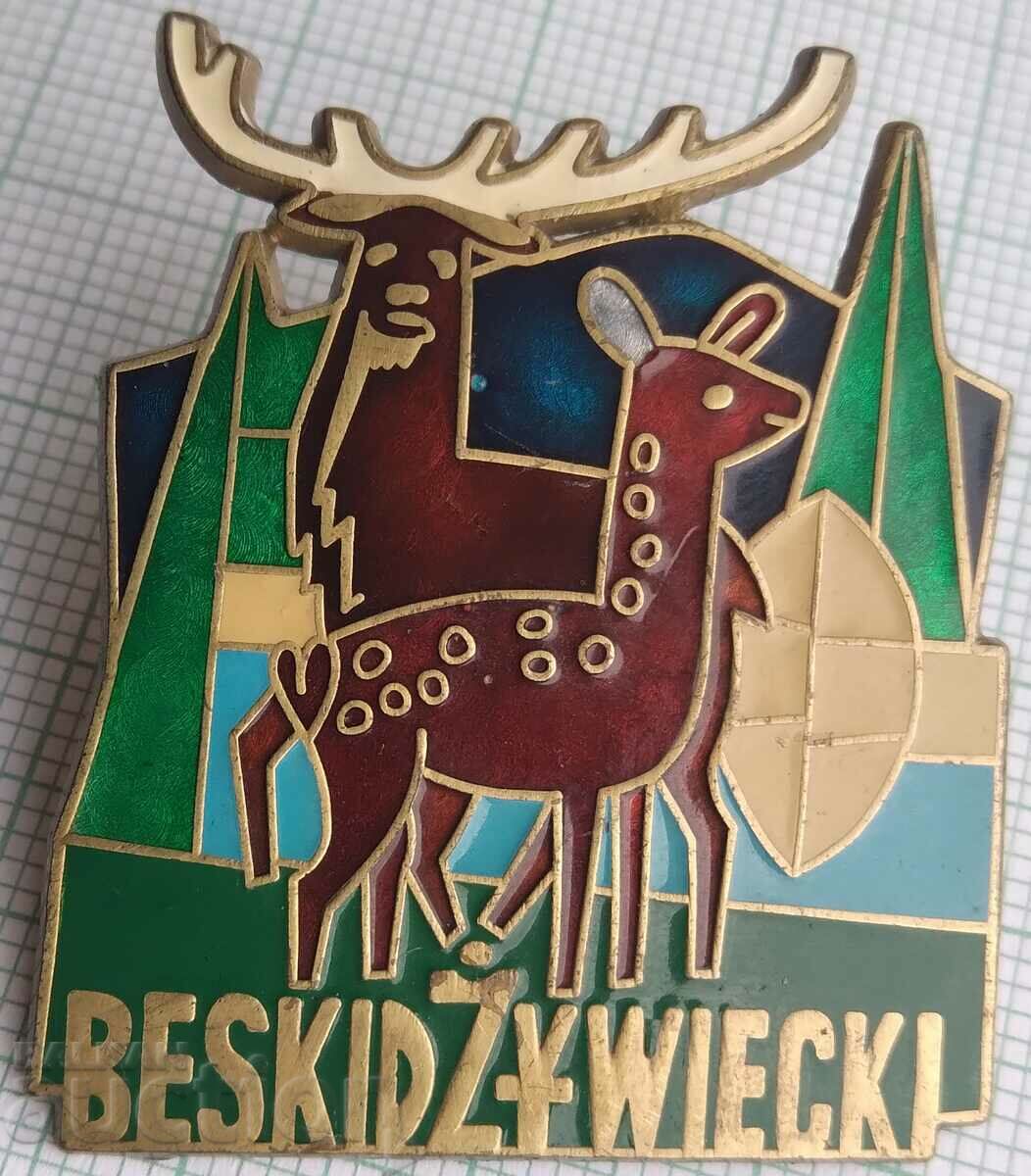 15766 Badge - Beskidżywiecki - Poland - enamel screw