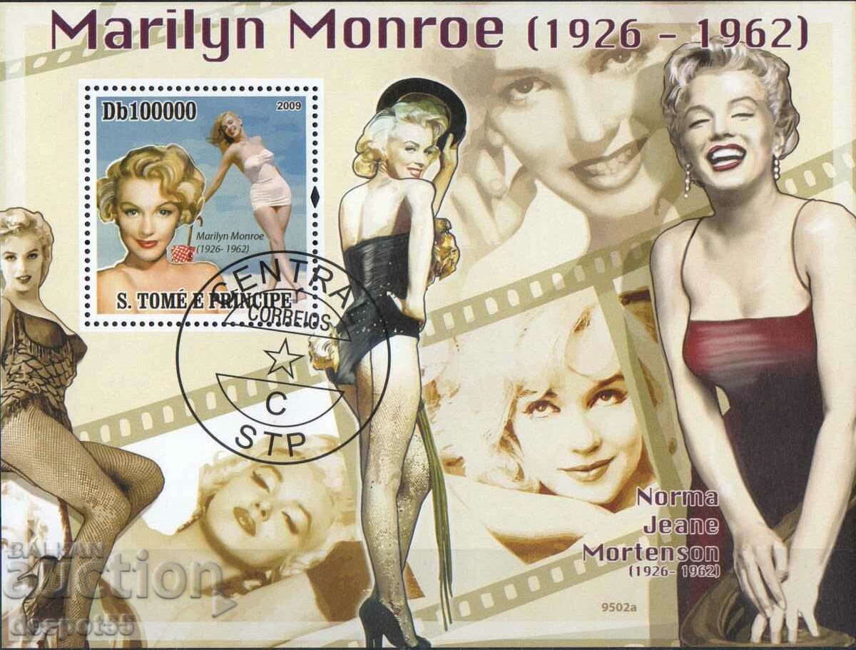 2009. Sao Tome and Principe. Marilyn Monroe, 1926-1962. Block.