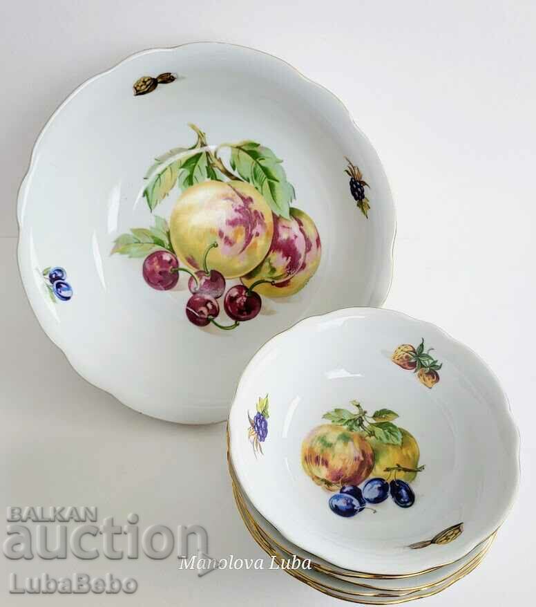 Gebruder Benedikt/GB/Czechoslovakia porcelain set.